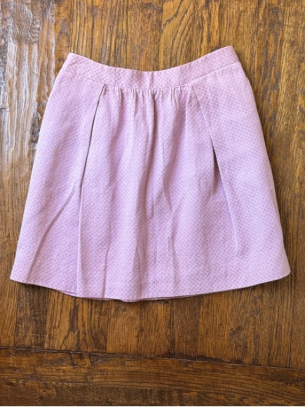J. Crew Textured Pleated Skirt 0 Lined